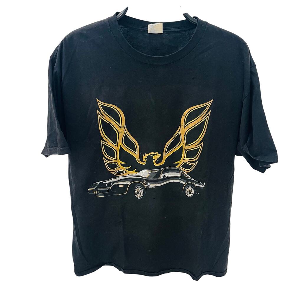 Pontiac Firebird Trans Am Graphic Tee XL Black Port Company Smokey Bandit Car